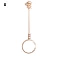 thumbnail image 4 of Accesorios de Clip de anillo para hombre Bewildely HA061669-01 Oro rosa mate, 4 of 6