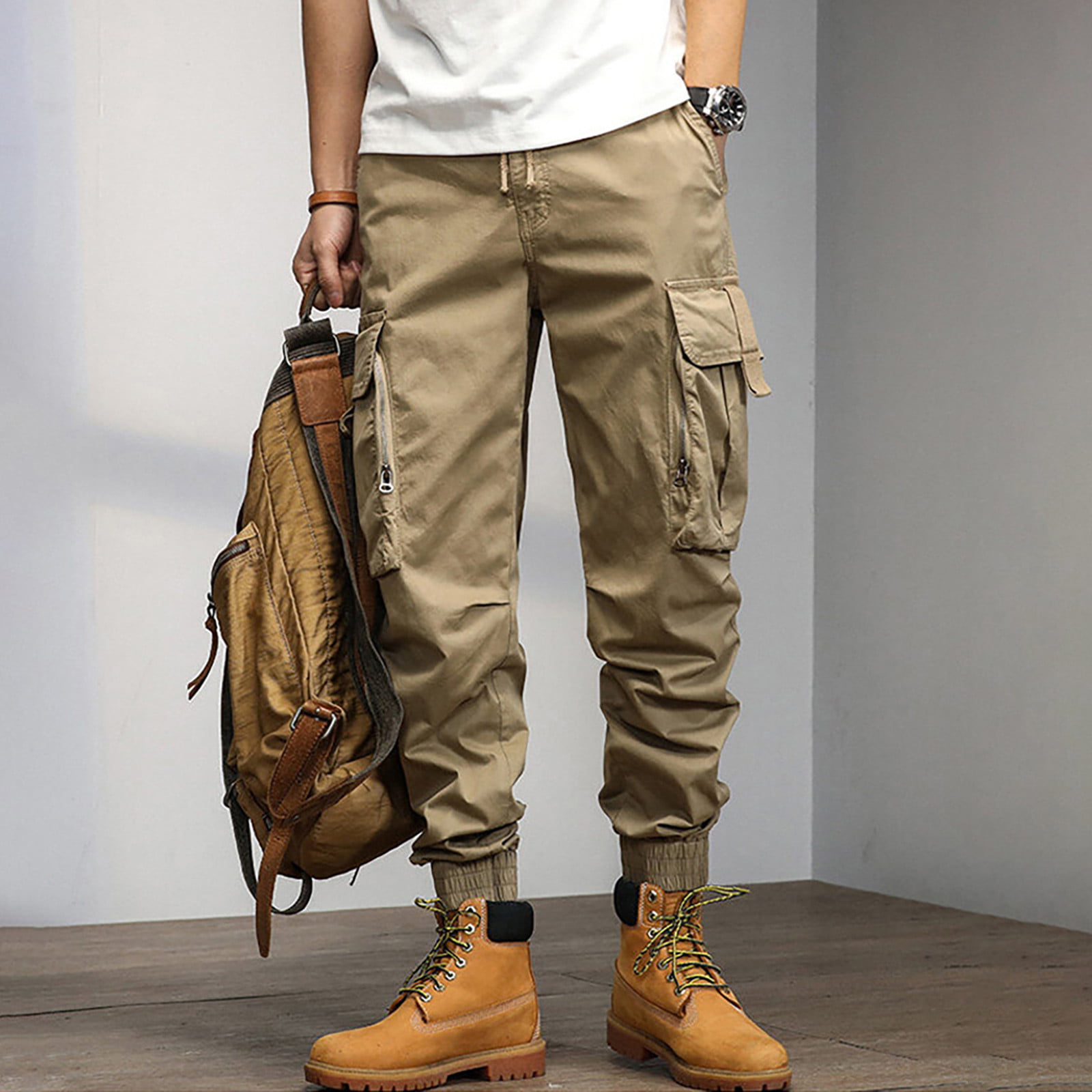 Jeans & Trousers | Khaki Colour Trouser From Bershka. | Freeup