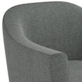 thumbnail image 4 of Simpli Home Thorne 30 inch Wide Contemporary Accent Chair in Shadow Grey Linen look fabric, 4 of 11