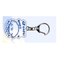thumbnail image 2 of une Breloque Porte-cls Chien Transparente Doble Cara, 2 of 5