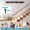 thumbnail image 3 of Metal Stair Handrail, 12 Feet Handrails Galvanized Industrial Pipe Railing, Wall-Mounted Indoor Pipe Stair Railing for Bathrooms, Staircases, Bars, Apartments, 3 of 11