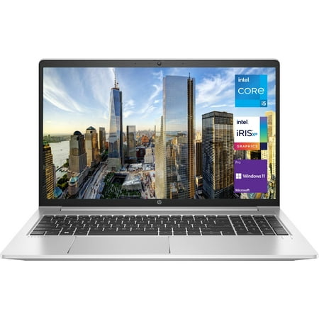 HP ProBook 450 G8 Business Laptop, 15.6" FHD IPS Display, Intel Core i5-1135G7 Quad-Core Processor, 16GB DDR4 RAM, 1TB SSD, HDMI, Backlit Keyboard, Webcam, RJ-45, Wi-Fi, Windows 11 Pro, Silver