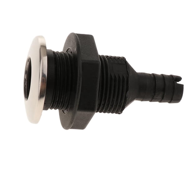 Conector Marino / Barco aravés de Manguera Apropiada de Plomería del Casco con Borde Inoxi 10mm