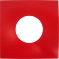 thumbnail image 2 of (10) 7" Heavyweight Record Jackets - Red with Center Hole - #07JWREHH, 2 of 2