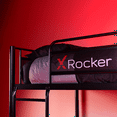 X Rocker Armada Gamer Setup Twin/Twin Bunk Bed with BuiltIn Gaming