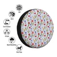 thumbnail image 4 of Gukieu Tulips Flowers Print Car Tire Cover, Adjustable Waterproof and Dustproof Tire Protection Cover, Suitable for SUV, Truck, Van-17 inch, 4 of 6