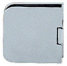 CRL UC66BN Brushed Nickel Junior Traditional Style Fixed Panel U-Clamp