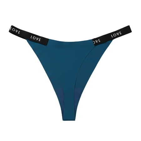 Aayomet Women Underpants Briefs Women Sport Style Underwear Breathable Panties Word Ice Silk Thongs For Women C S