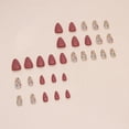 thumbnail image 4 of Uñas postizas adhesivas Hrnsnails almendradas cortas con diseño floral, 30 piezas, 4 of 7