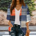 thumbnail image 1 of Xuyuer Spring Beach Cover-Up Cardigan - Women's 3/4 Sleeve Casual Shirt for Summer Seaside Outings, Resort Vacations, Breezy Seasonal Layering Top & Coastal Stroll Essentials, 1 of 7