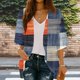 thumbnail image 1 of Xuyuer Spring Beach Cover-Up Cardigan - Women's 3/4 Sleeve Casual Shirt for Summer Seaside Outings, Resort Vacations, Breezy Seasonal Layering Top & Coastal Stroll Essentials, 1 of 7