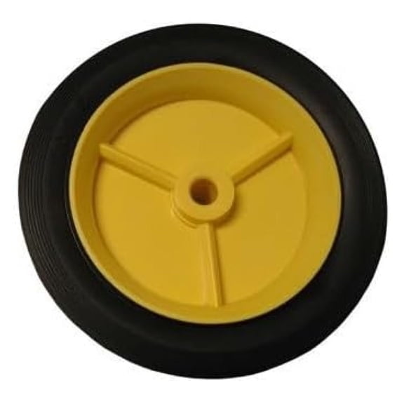 Replacement Wheels for Rolling Magnetic Sweeper (Set of 2) - Heavy Duty Rubber Swivel Casters - Durable Sweeper Repair Parts - Fits Most Push Sweepers - Garage, Workshop, Construction