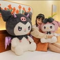 thumbnail image 2 of 40CM Cute Sanrio Plushie Doll Cartoon Kuromi Stuffed Plush Doll Melody Plush Toys Pillow Room Decoration Children Birthday Gifts, 2 of 5