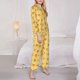 thumbnail image 3 of Balery Beer Conjunto de Pijama con Estampado para Mujer, Conjunto de Dos Piezas con Manga Larga, Ropa de Dormir Suave con Bolsillos, Pijamas Cómodos-Medium, 3 of 7