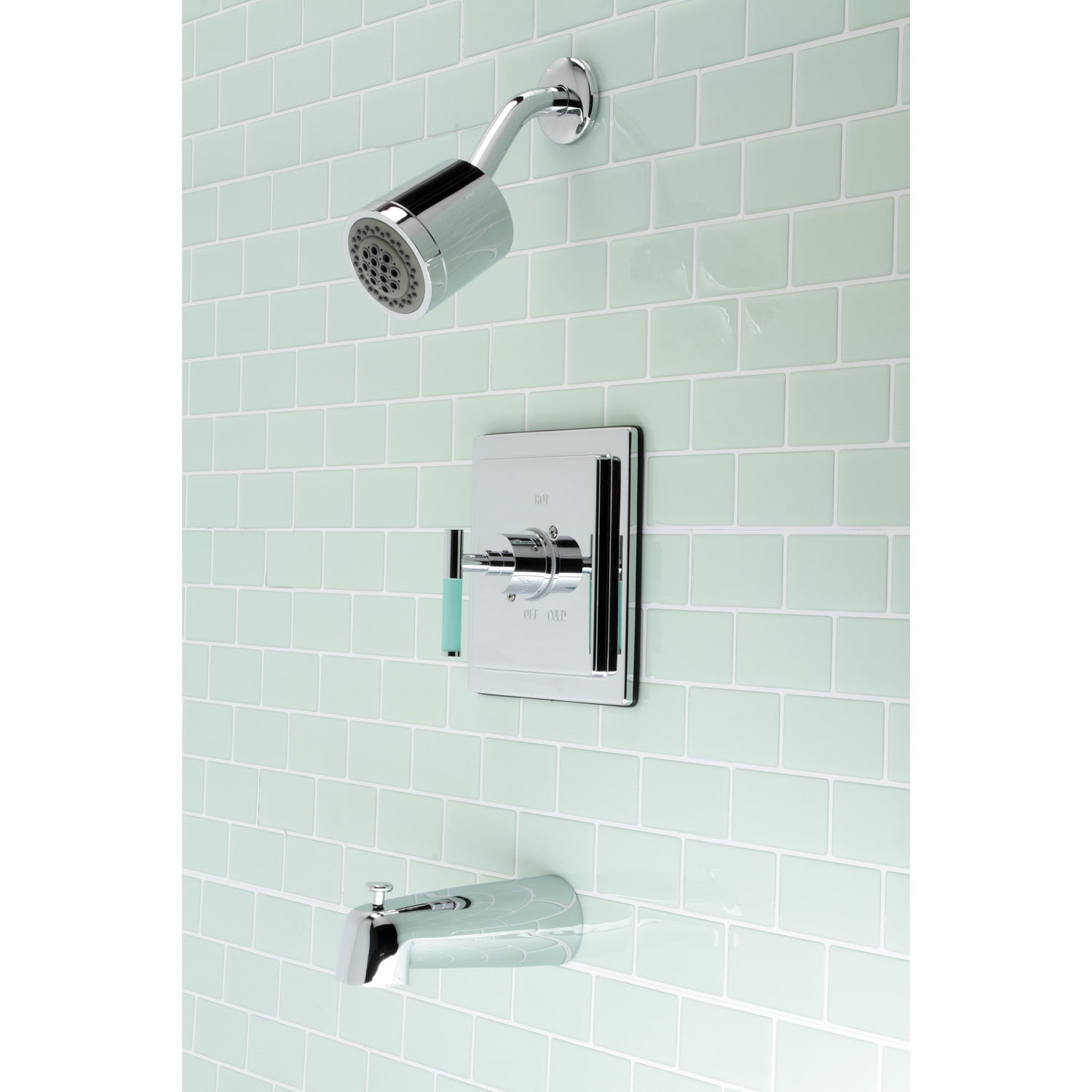 Kingston Brass KB4651CKL Kaiser Single-Handle Tub and Shower Faucet, Polished Chrome