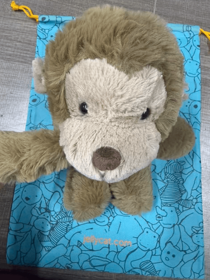 Jellycat Smudge Monkey Stuffed Animal, Medium 14 inches - Monkey Plush Toy - Classic Children's Gift