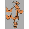 thumbnail image 2 of Boy's Winnie the Pooh Bouncing Smiling Tigger  Graphic Tee Athletic Heather Medium, 2 of 5