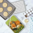 thumbnail image 5 of 2Pack Heat-Resistant Quilted Cotton Potholders - Stylish Kitchen Grips for Hot Pots & Pans Ovens Big and Little Fox, 5 of 7