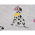 thumbnail image 3 of Serdomi Girls Short Sleeve T-shirt Summer Tops for Kids Gray Spotted Dog Crewneck Tee Graphic Outfits Size 10, 3 of 7