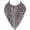 dark purple, variant on Boho African Wooden Beaded Bib Statement Necklace Strands Layered Cluster Chunky Collar Choker Wood Necklace for Women Fashion Costume Jewelry (N0065-Dark Purple Grey)