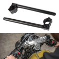 thumbnail image 2 of MotorcycleHandlebars22mmHandlebarClip-onsForkHandleBarsClipOnsForUniversalCafeRacerMotorcycle31mm-51mmAluminum, 2 of 5