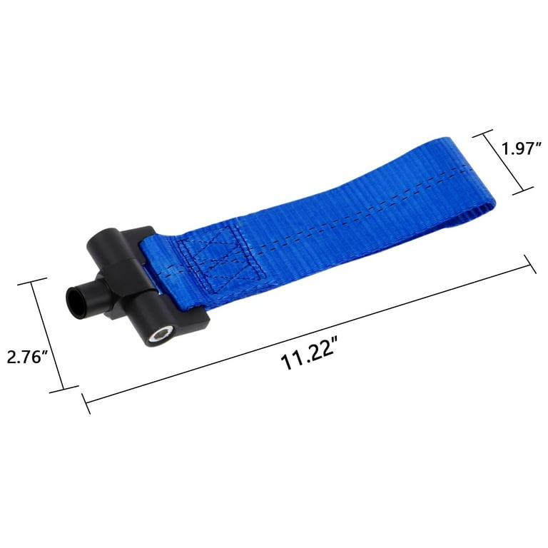 Xotic Tech Blue Track Racing Style Towing Strap Tow Hole Adapter for Audi A4 S4 2008-2015, Men's, Size: One Size