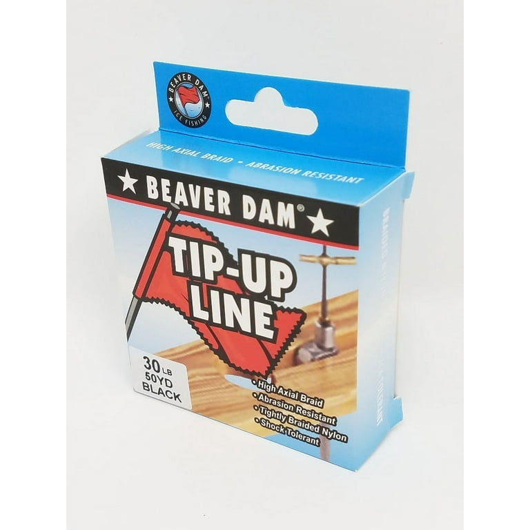 Beaver Dam Wax Tip up Line, 30 lb./ 50 yd 