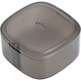 thumbnail image 1 of Discreet Transparent Denture Case with Vent Holes, Denture Bath Cup with Magnetic Closure, Large Retainer Holder, Deep False Teeth Container for Soaking and Cleaning (Grey), 1 of 7