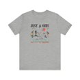 thumbnail image 2 of Just A Girl Unisex T-Shirt, 2 of 4
