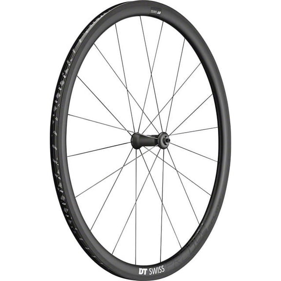 DT Swiss PRC 1400 Spline Carbon Front Wheel 700c QR x 100mm Rim Brake Black