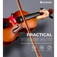 thumbnail image 4 of Vangoa Juego de violín 4/4 de tamaño completo, violín acústico de abeto, kit para principiantes para adultos, estudiantes, niños y adolescentes con estuche rígido, colofonia, reposabrazos, arco, cuerd, 4 of 5