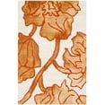 thumbnail image 2 of Safavieh Dip Dye Lilibeth Distressed Area Rug, Ivory/Orange, 2' x 3', 2 of 8
