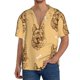 thumbnail image 1 of Fotbe German Shepherd Dog Camisa Estampada de Manga Corta para Hombre, Casual de Verano, Estilo Playero, Sin Arrugas-Small, 1 of 5