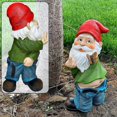 thumbnail image 2 of Mood Lab Garden Gnome - Gnome with Sagging Pants - 9.3 Inch Tall Statue Lawn Garden Figurine, 2 of 4