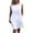 White, variant on Women's Summer Two-piece Outfit Set Crew Neck Sleeveless Tank Set Wide Leg Shorts Set Loose Casual Clothes Set with Pockets