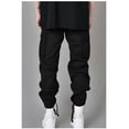 thumbnail image 3 of Men's cargo pants with many pockets, loose bags, casual men's overalls and drawstring work pants, 3 of 4