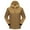 22#Khaki, variant on Men's Winter Solid Color Design With Zippered Pockets And Plush Long Sleeved Hooded Casual JacketLong Puffer Casual Long Sleeve Chest Pocketed Shirt Jacket Winter Jackets For Men