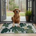 thumbnail image 4 of Fenyluxe Leaves Flower Wallpaper Welcome Mat Outside Entry Yard Floor Patio Felt for Home Entrance 19.68*39.37 in, 4 of 6