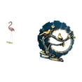thumbnail image 5 of Flamingo Bird Sculpture Figurine Knick Knack Resin Craft Romantic Couple Design for Home Garden Indoor Desk, 5 of 8