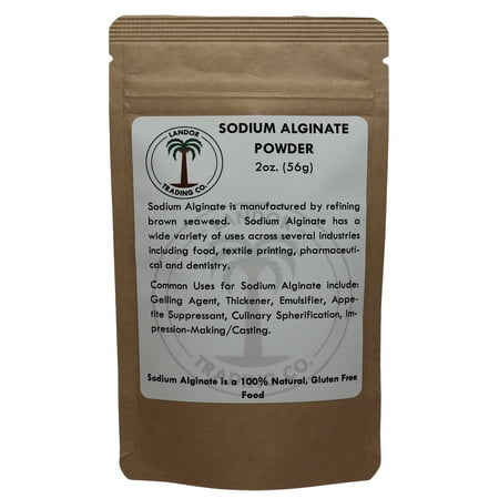 Sodium Alginate - Food Grade - 2 Ounces - Molecular