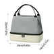 thumbnail image 3 of Bolsa Térmica de Doble Capa para Comidas Frías y Calientes | Tejido Oxford Resistente | 24 X 20 X 14 Cm | Ideal para El Trabajo, La Escuela y El Exterior | 1 Unidad, 3 of 6