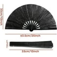 thumbnail image 4 of Boots On The Ground Hand Fan with Holster,Fans for Line Dancing Snap,Iridescent Clack Hand Fans,Clack Fan,Handheld Fan Foldable Line Dance (Color), 4 of 8
