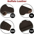 thumbnail image 4 of European Leather Work Buffalo Hide 8-10 oz. 3-4mm  Pre-Cut Size: 10"x12"  Brown Color - Full Grain Leather for Tooling, Stamping, Molding, Engraving, 4 of 9