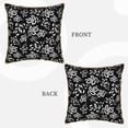 thumbnail image 3 of Susaid Snake Print Velvet Throw Pillow Covers Home Art Deco Pillowcase Square Pillow Case Cushion Cover for Bed Sofa Living Room Car Indoor and Outdoor-16"x16", 3 of 8