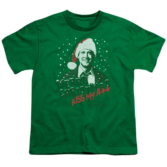 Christmas Vacation - Merry Christmas - Youth Short Sleeve Shirt - Small