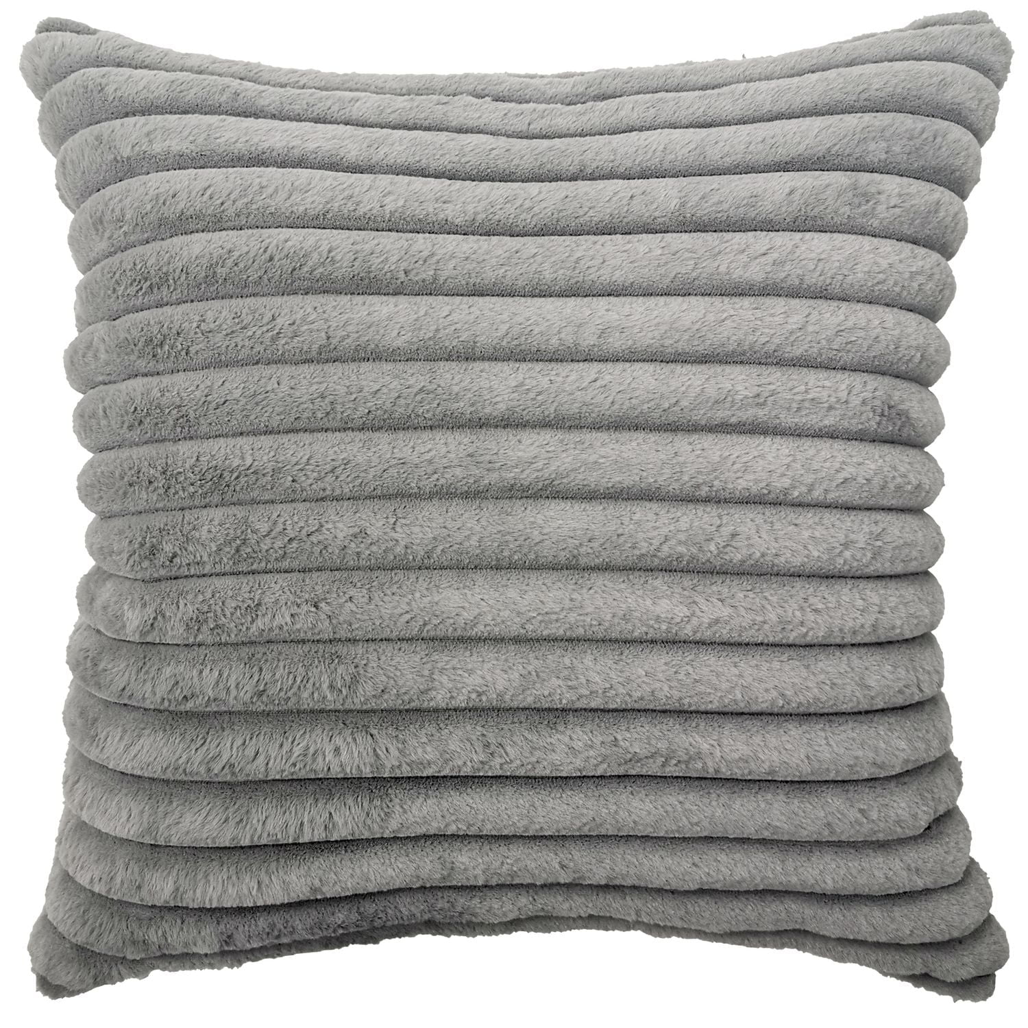 hometrends Solid Fur Decorative Pillow