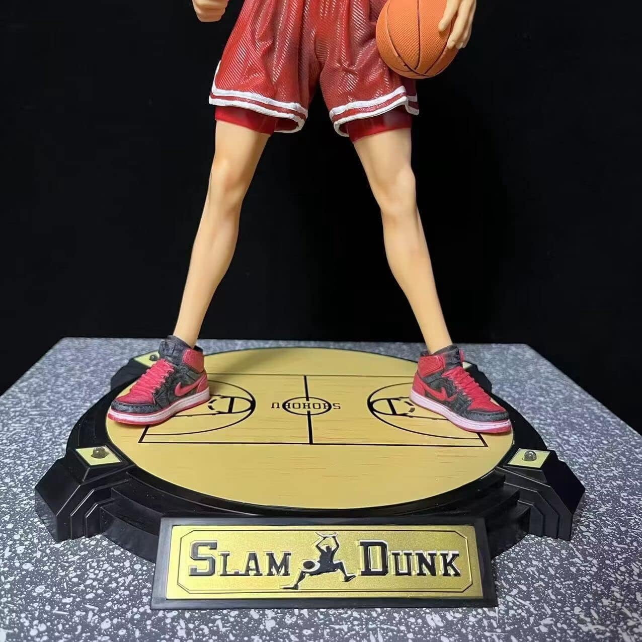 Sakuragi Figure Standing Replacement Head Sakuragi Hanamichi Anime Figures 33cm/12.9inch PVC Characters Souvenirs for Anime Fans Gifts