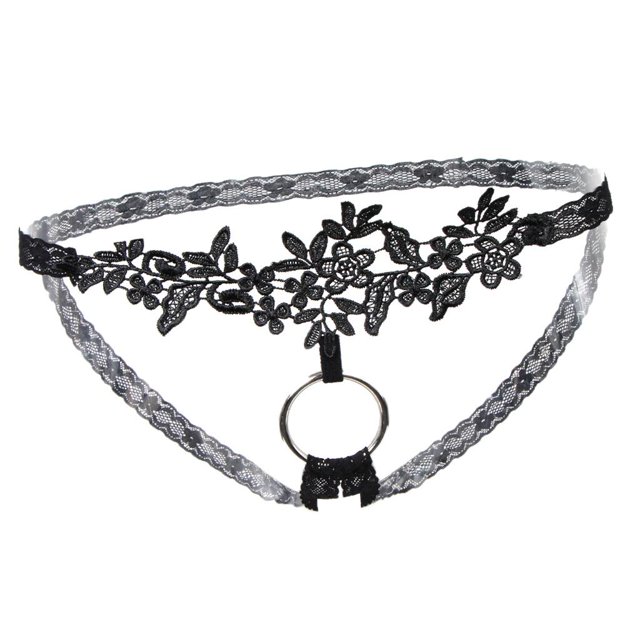 Calzoncillos De Hombres Sissy Encaje Ropa Interior , Única BLESIY Ropa interior de encaje de flores