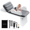 thumbnail image 1 of Colchón Inflable Abdtech para Niños, Cama de Avión 94 cm Gris, 1 of 9