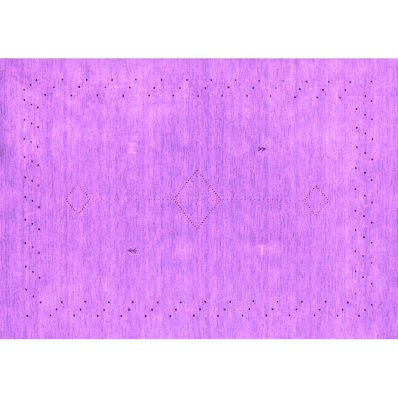 Ahgly Company Indoor Rectangle Abstract Pink Contemporary Area Rugs, 4' x 6'